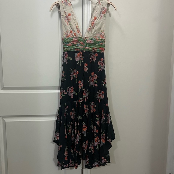 AMUR Multicolor Printed Silk Floral Lolly Dress Size 0 US $598 - Picture 4 of 8